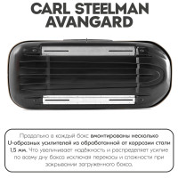 Автобокс Carl Steelman Avangard 2000*850*360 мм (430 L) белый Автобокс Carl Steelman Avangard 2000*850*360 мм (430 L) белый