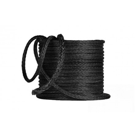 Трос для лебёдки синтетический РИФ 10 мм черный Трос для лебёдки синтетический РИФ 10 мм черный