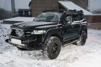 Багажник экспедиционный STC Toyota Land Cruiser 300 ШТОРКА дальний рабочий свет