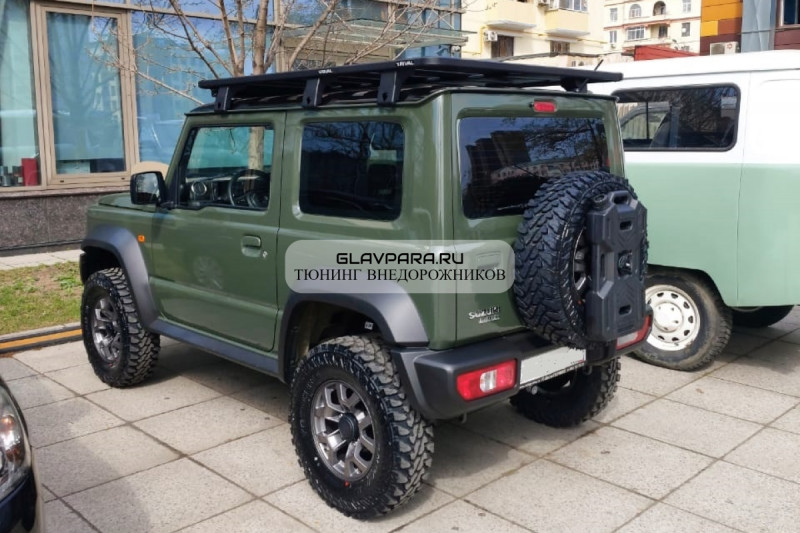 Багажник алюминиевый (платформа с креплением) Rival 1715X1350 мм для Suzuki Jimny 2018+ Багажник алюминиевый (платформа с креплением) Rival 1715X1350 мм для Suzuki Jimny 2018+