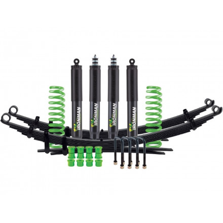 Комплект подвески Ironman PRO для Toyota Land Cruiser 78 1999-2007, 2007+ нагрузка перед до 110 кг зад 250-400 кг лифт 50 мм (масляный) Комплект подвески Ironman PRO для Toyota Land Cruiser 78 1999-2007, 2007+ нагрузка перед до 110 кг зад 250-400 кг лифт 50 мм (масляный)