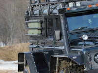 Защита боковых окон алюминиевая KDT для Land Rover Defender 90/110