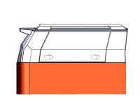 Кунг экспедиционный трёхдверный V поколения алюминиевый KDT для Mitsubishi L200 до 2014