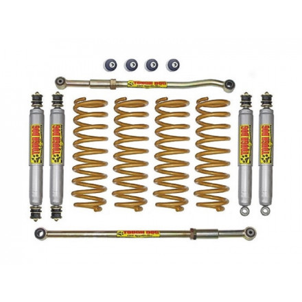 Комплект подвески Tough Dog для Nissan Patrol Y61 нагрузка перед 110 кг зад 300+ кг лифт 100 мм (масляный) Комплект подвески Tough Dog для Nissan Patrol Y61 нагрузка перед 110 кг зад 300+ кг лифт 100 мм (масляный)