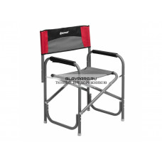 Кресло директорское NISUS без столика (серый/красный/черный)