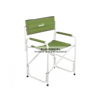 Кресло директорское HELIOS с поворотной спинкой (серый/зеленый), 62х52х47 см, дл 120 кг