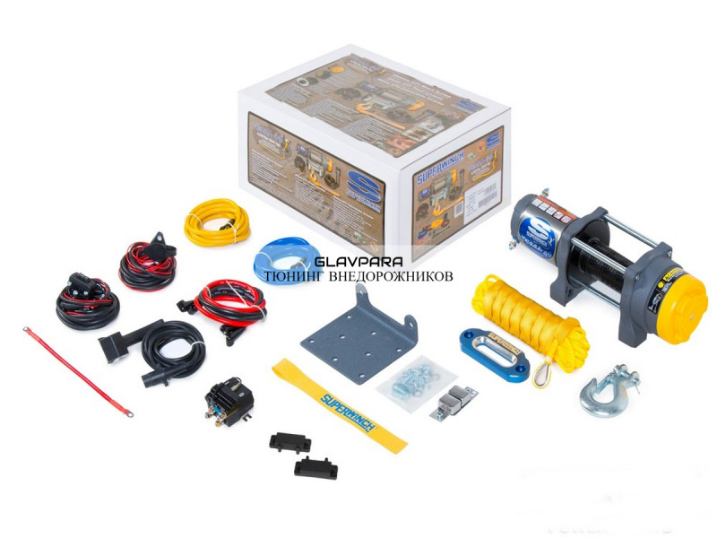 Лебёдка для квадроцикла снегохода Superwinch TERRA 45 12В 4500 lbs 2100 кг синтетический трос Лебёдка для квадроцикла снегохода Superwinch TERRA 45 12В 4500 lbs 2100 кг синтетический трос