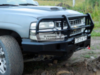 Бампер передний силовой Torque 4x4 с кенгурином и площадкой лебедки для Chevrolet Tahoe
