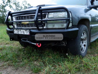 Бампер передний силовой Torque 4x4 с кенгурином и площадкой лебедки для Chevrolet Tahoe