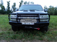 Бампер передний силовой Torque 4x4 с кенгурином и площадкой лебедки для Chevrolet Tahoe