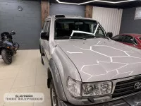 Шноркель для Toyota Land Cruiser 80 / Lexus LX450, композитный с двумя воздухозаборниками, серый под покраску