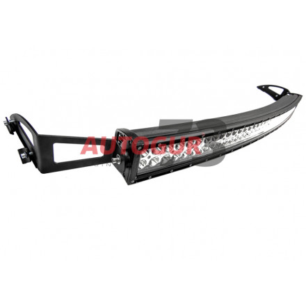 Кронштейн крепления светодиодной балки в водосток над лобовым стеклом на УАЗ Патриот