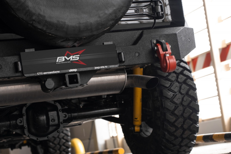 Бампер силовой задний BMS PRO-Line для Jeep Wrangler JL Бампер силовой задний BMS PRO-Line для Jeep Wrangler JL