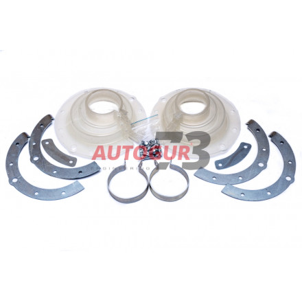 Пыльник поворотного кулака н/о УАЗ на редукторные (военные мосты) прозрачный полиуретан (2 шт к-т)