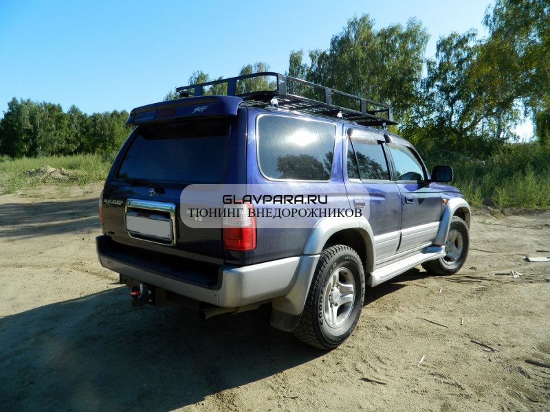 Экспедиционный багажник Torque 4x4 для Toyota Hilux Surf 185 во всю крышу Экспедиционный багажник Torque 4x4 для Toyota Hilux Surf 185 во всю крышу