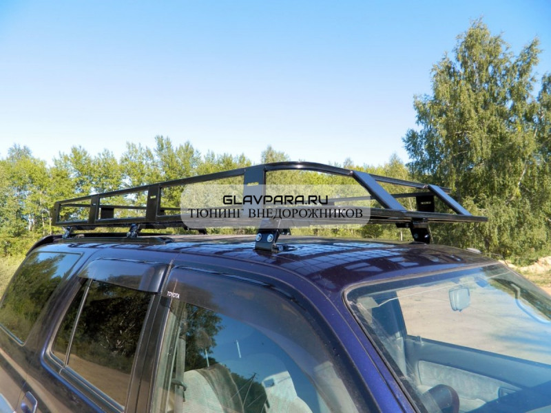 Экспедиционный багажник Torque 4x4 для Toyota Hilux Surf 185 во всю крышу Экспедиционный багажник Torque 4x4 для Toyota Hilux Surf 185 во всю крышу