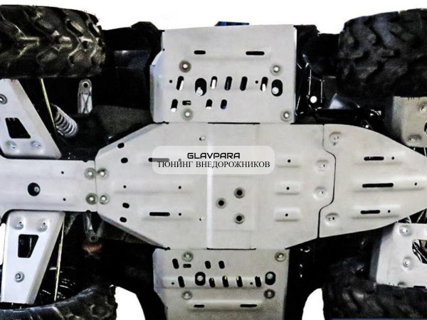 Комплект алюминиевой защиты днища RIVAL для Polaris Sportsman Touring 850, 1000 (2015-)
