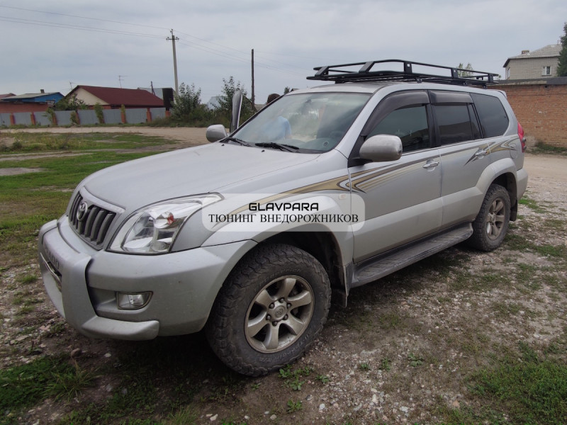 Багажник экспедиционный Torque 4x4 для Toyota Land Cruiser Prado 120 Багажник экспедиционный Torque 4x4 для Toyota Land Cruiser Prado 120