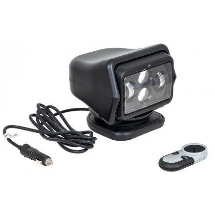 Фара-искатель 12V 60W LED с дистанционным управлением, черный,цок-H3 (180х180х175мм) на магните Фара-искатель 12V 60W LED с дистанционным управлением, черный,цок-H3 (180х180х175мм) на магните