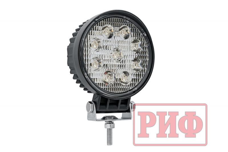 Светодиодная фара рабочего света РИФ D114 мм 27W Светодиодная фара рабочего света РИФ D114 мм 27W