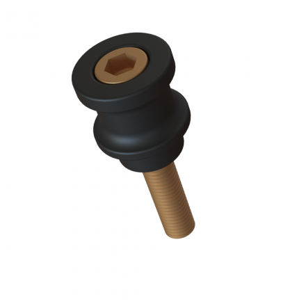 Кронштейн крепления крюка на алюминиевый клюз 254мм