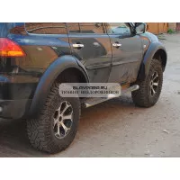 Расширители колёсных арок STC для Mitsubishi Pajero Sport 2013-2015