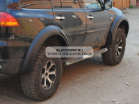 Расширители колёсных арок STC для Mitsubishi Pajero Sport 2008-2012