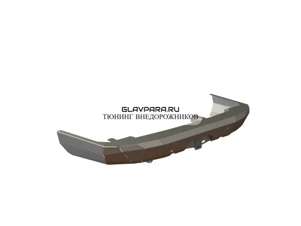 Бампер силовой задний STC тип Revo Toyota Land Cruiser Prado 150 2009-2017 квадрат Бампер силовой задний STC тип Revo Toyota Land Cruiser Prado 150 2009-2017 квадрат