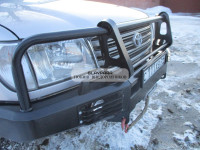 Бампер передний силовой Torque 4x4 для Toyota Land Cruiser 100/105 с площадкой под лебедку / под штатную лебедку