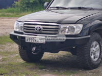 Бампер передний силовой Torque 4x4 для Toyota Land Cruiser 100/105 с площадкой под лебедку / под штатную лебедку Бампер передний силовой Torque 4x4 для Toyota Land Cruiser 100/105 с площадкой под лебедку / под штатную лебедку