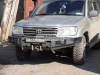 Бампер передний силовой Torque 4x4 для Toyota Land Cruiser 100/105 с площадкой под лебедку / под штатную лебедку