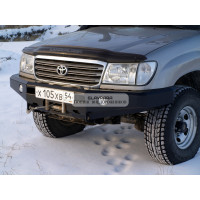 Бампер передний силовой Torque 4x4 для Toyota Land Cruiser 100/105 с площадкой под лебедку / под штатную лебедку