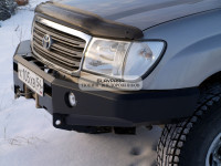 Бампер передний силовой Torque 4x4 для Toyota Land Cruiser 100/105 с площадкой под лебедку / под штатную лебедку