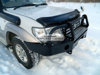 Бампер передний силовой Torque 4x4 для Toyota Prado 90/95 с площадкой под лебедку