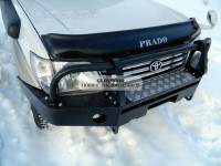 Бампер передний силовой Torque 4x4 для Toyota Prado 90/95 с площадкой под лебедку
