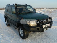 Бампер передний силовой Torque 4x4 для Toyota Prado 90/95 с площадкой под лебедку