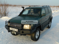 Бампер передний силовой Torque 4x4 для Toyota Prado 90/95 с площадкой под лебедку