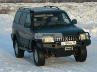 Бампер передний силовой Torque 4x4 для Toyota Prado 90/95 с площадкой под лебедку