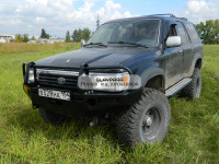Бампер передний силовой Torque 4x4 для Toyota Hilux Surf 130 с площадкой под лебедку