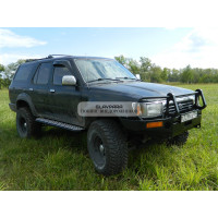 Бампер передний силовой Torque 4x4 для Toyota Hilux Surf 130 с площадкой под лебедку