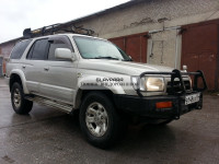 Бампер передний силовой Torque 4x4 для Toyota Hilux Surf 185 с площадкой под лебедку