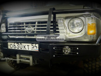Бампер передний силовой Torque 4x4 для Nissan Patrol Y60 с площадкой под лебедку / под штатную лебедку