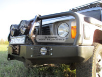 Бампер передний силовой Torque 4x4 для Nissan Patrol Y60 с площадкой под лебедку / под штатную лебедку
