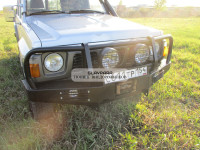 Бампер передний силовой Torque 4x4 для Nissan Patrol Y60 с площадкой под лебедку / под штатную лебедку
