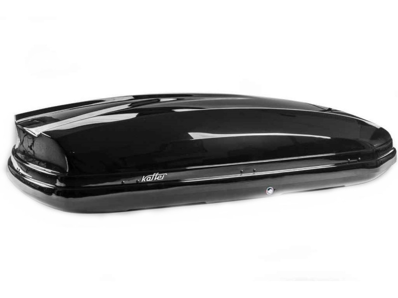 Автомобильный бокс Koffer 1980х820х450 черный глянец (duo open) 480л Автомобильный бокс Koffer 1980х820х450 черный глянец (duo open) 480л