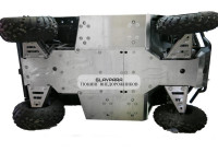 Комплект алюминиевой защиты днища RIVAL для Polaris Ranger 400 (2013-2014)