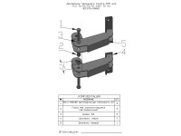 Дропбоксы переднего рычага РИФ для TLC 71/72/73/75 МКПП (до 1996 г) лифт 75 мм 2 шт.
