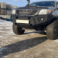 Бампер передний Toyota Hilux 2011-2015 REVO балка и ПТФ КОМПЛЕКТ 2