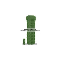 Коврик надувной Naturehike с подушкой, 185x55x3,5 см, зелёный