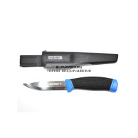 Нож туристический "СЛЕДОПЫТ" универсальный, прорезиненная ручка, клинок 100 мм, в чехле